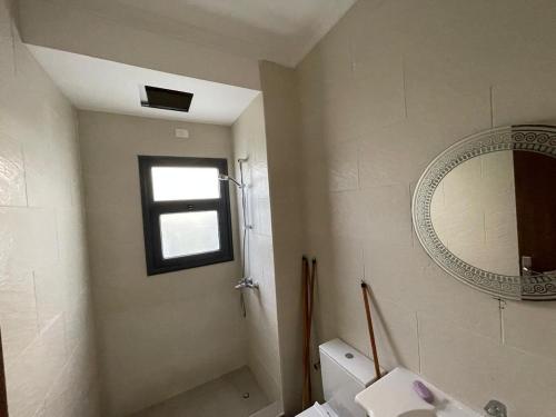 Phòng tắm tại Gaia ras el hekma ground 3 beds