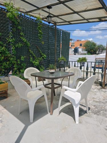 Un balcón o terraza en Meson de San Andres