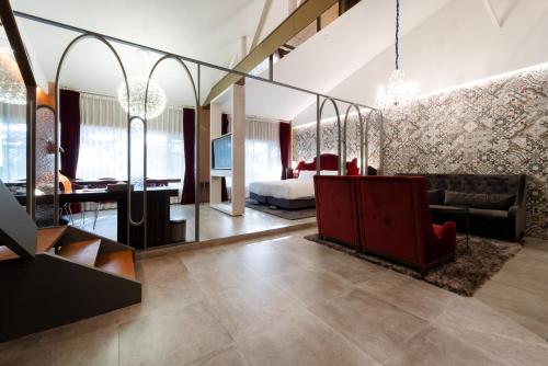 Posezení v ubytování Hotel Interburgo Daegu