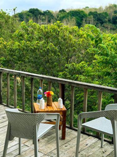 Balkón nebo terasa v ubytování Giri Raj Resort Bandarban