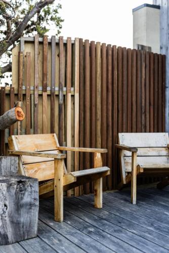 Μπαλκόνι ή βεράντα στο First Light Tasmania Cabin