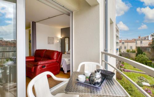 Balkón nebo terasa v ubytování Magnifique App À La Rochelle