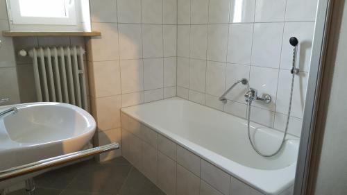 Koupelna v ubytování Ferienwohnung & Gästezimmer Rixner