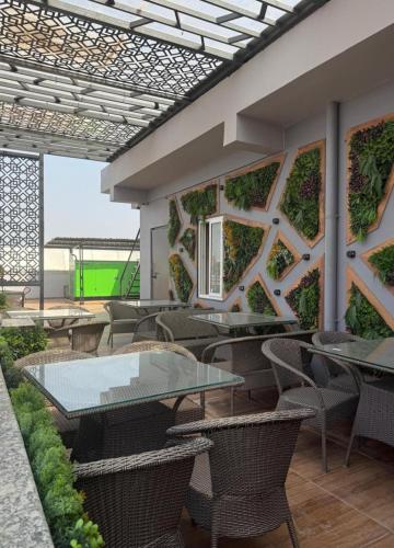 Χώρος καθιστικού στο Achyutam By IKA Hotels
