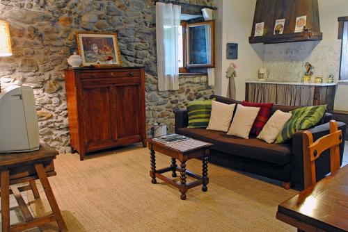 Posezení v ubytování Casa Rural Lazkaoetxe