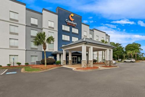 a rendering of a hotel with a parking lot at Comfort Suites Columbia at Harbison in Columbia