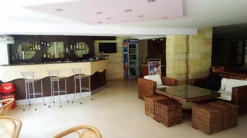 The lounge or bar area at Atliman Beach Park Hotel