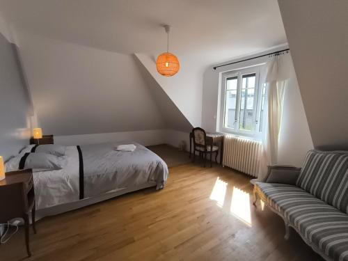 Postel nebo postele na pokoji v ubytování Saint Much Much- 6 People