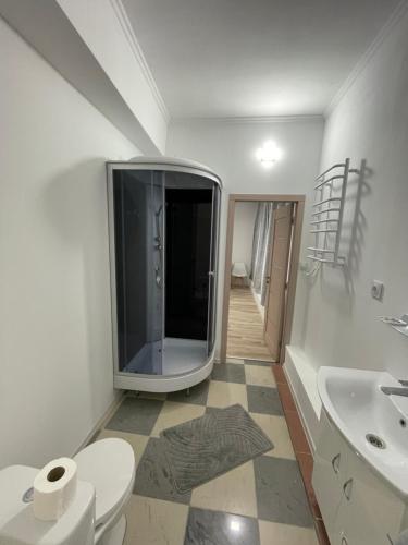 Koupelna v ubytování DreamHotel
