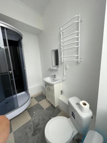 Koupelna v ubytování DreamHotel
