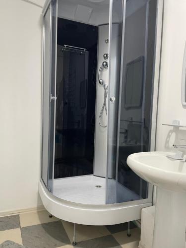 Koupelna v ubytování DreamHotel