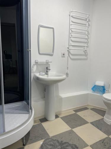 Koupelna v ubytování DreamHotel
