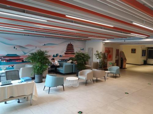 Χώρος καθιστικού στο Beijing Saga Hotel