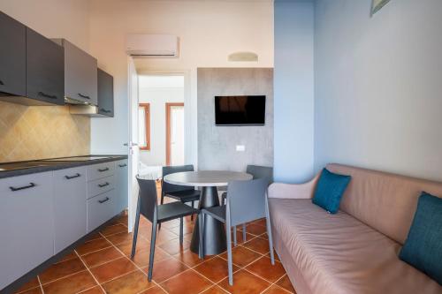 Kuchyň nebo kuchyňský kout v ubytování Residence Rocce Rosse