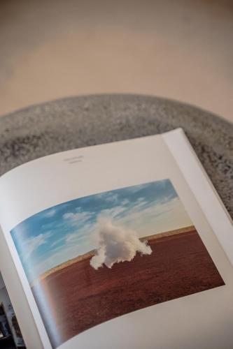 a picture of a cloud in a book at Yposkafon Concept Two-Bedroom Villa with Private Jacuzzi and Hamam in Megalokhori