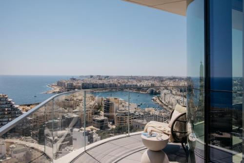 a view of the city from the top of a building at ME Malta by Meliá in St Julian's