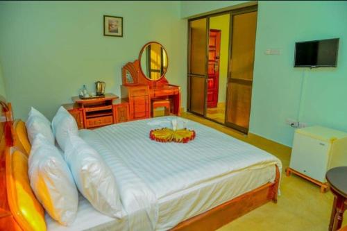 TV a/nebo společenská místnost v ubytování New Tourist Hotel