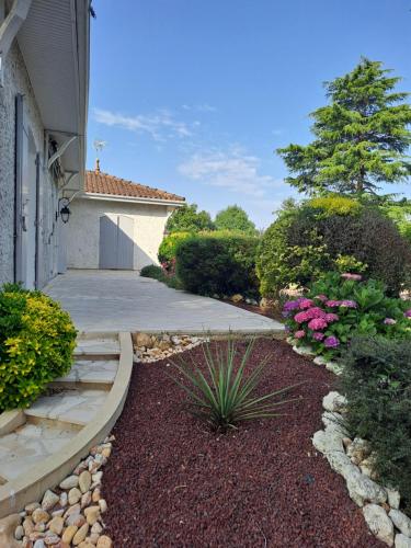 Κήπος έξω από το Villa palmeraie