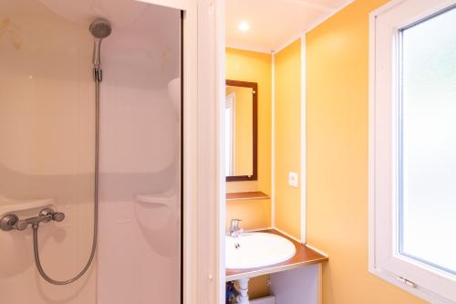 Koupelna v ubytování Mobilhome Le Chene