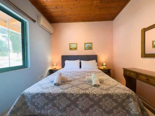 Ένα ή περισσότερα κρεβάτια σε δωμάτιο στο TOP view JUNIOR SUITE