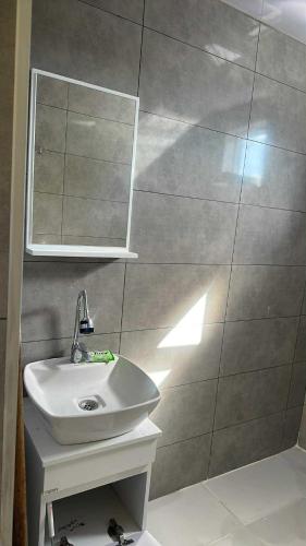 Bilik mandi di Cozy Villa near Kobuleti