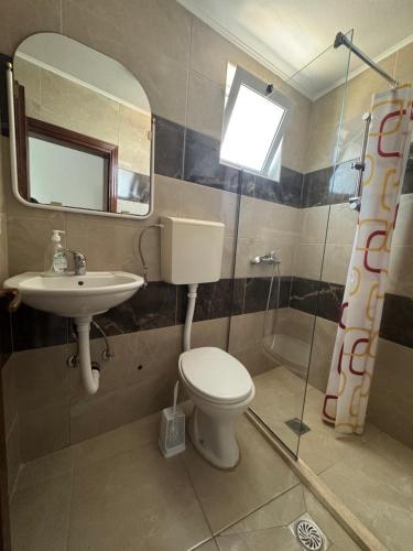 Koupelna v ubytování Villa Zurich Alfame