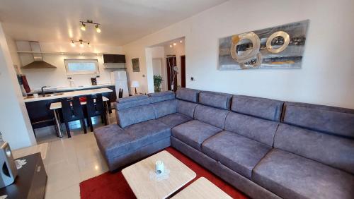 Ruang duduk di Apartment Svoboda