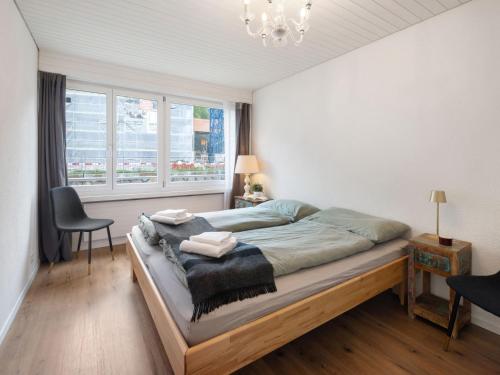 Ένα ή περισσότερα κρεβάτια σε δωμάτιο στο Apartment Verbena Apt 4 by Interhome