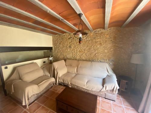 Posezení v ubytování Casa les Orenetes