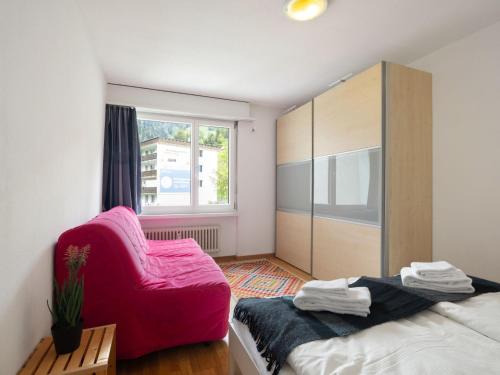 Ένα ή περισσότερα κρεβάτια σε δωμάτιο στο Apartment Seewiese Apt- 204 by Interhome