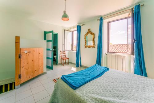 Katil atau katil-katil dalam bilik di Gîte Côté Vigne