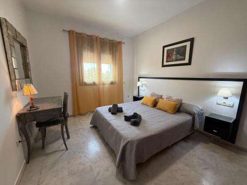 Ένα ή περισσότερα κρεβάτια σε δωμάτιο στο ModernLux