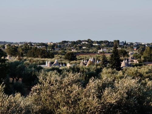 a view of the city from the hills at Vittò in Martina Franca
