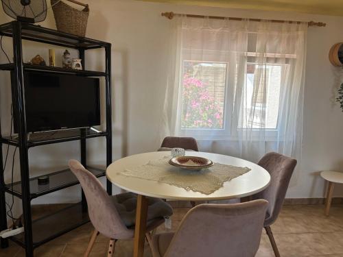 TV a/nebo společenská místnost v ubytování Apartmani Fijan