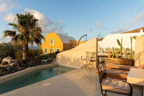 Exclusive Santorini Villa 3 Bedroom Villa Private Jetted Pool Sea View