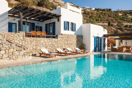 Excellent Mykonos Villa Villa Psarrou Lambda 5 Bedrooms Stunning Sea View
