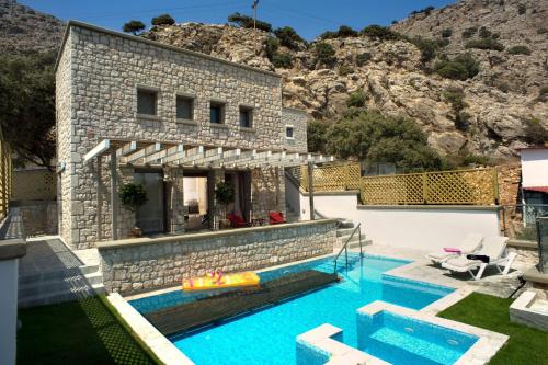 Executive Rhodes Villa Villa Ellie 2 Bedroom Villa With Sea Views Pefkos