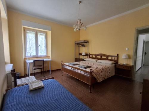 Postel nebo postele na pokoji v ubytování Casa Vitiolo