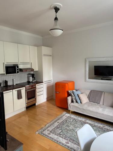 Køkken eller tekøkken på Compact one-bedroom apartment in Taka-Töölö