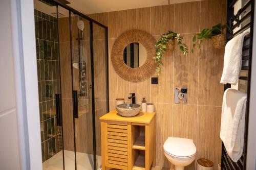 Ένα μπάνιο στο L Indiana douche sensorielle