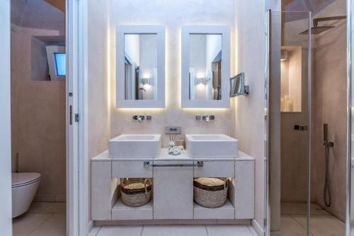 Koupelna v ubytování Villa dei sogni