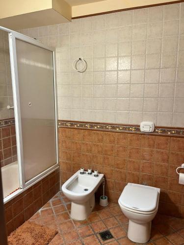 Et badeværelse på La Casa del Paraná - San Pedro