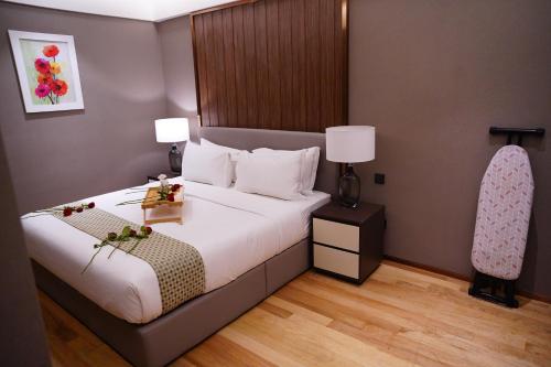 Postel nebo postele na pokoji v ubytování Imperial Residences KLCC - MK HOME