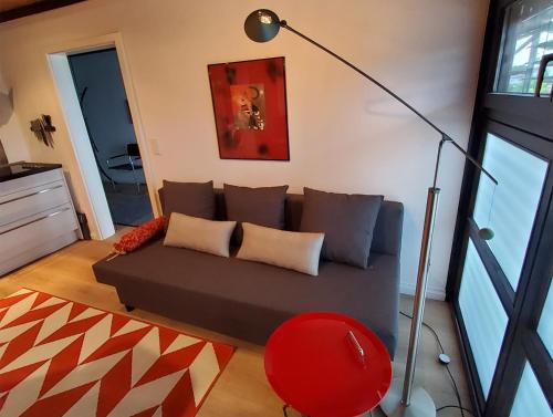 Χώρος καθιστικού στο R&R die exklusive Ferienwohnung