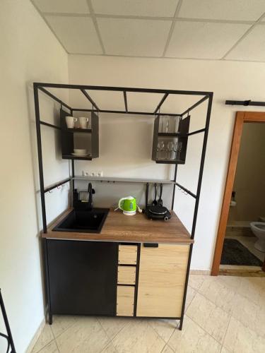 Kuchyň nebo kuchyňský kout v ubytování Sebe apartments 5