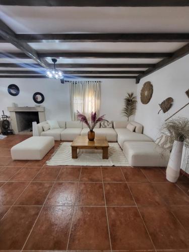 Χώρος καθιστικού στο Casa Rural Amaneceres