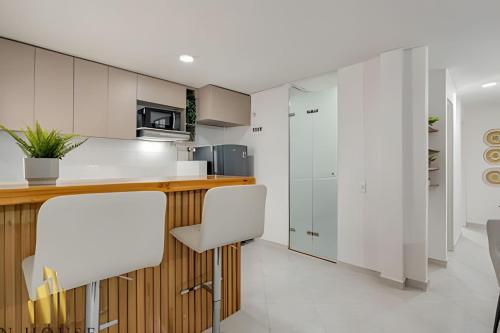 Η κουζίνα ή μικρή κουζίνα στο Aria Living 301 - Total Exclusivity in Laureles