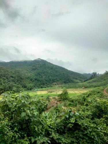 widok na dolinę z górami w tle w obiekcie Local Adventure Laos w mieście Louang Namtha