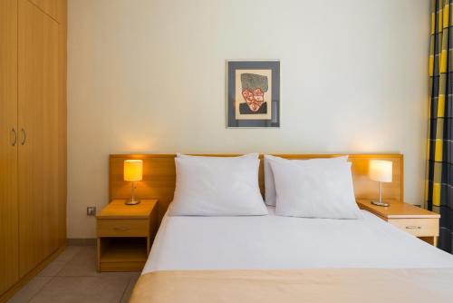 Postel nebo postele na pokoji v ubytování Aminess Vival Casa Velaris
