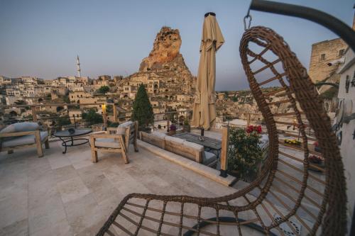 a view of a city from the roof of a building at Vie Cappadocia - Adults Only in Nevsehir